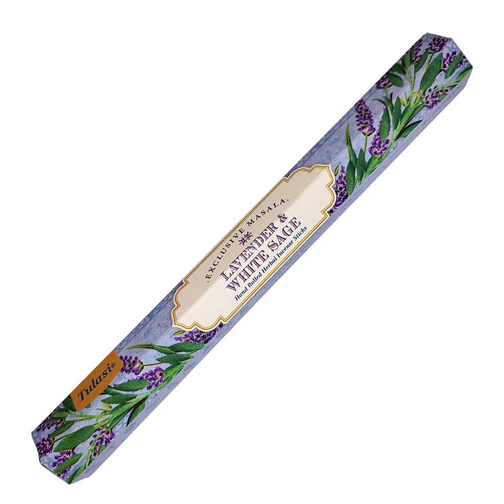 Incense Tulasi Exclusive Masala Lavender & White Sage Incense Sticks 2810 1 $ The Witches Sage LLC Stew's Incense
