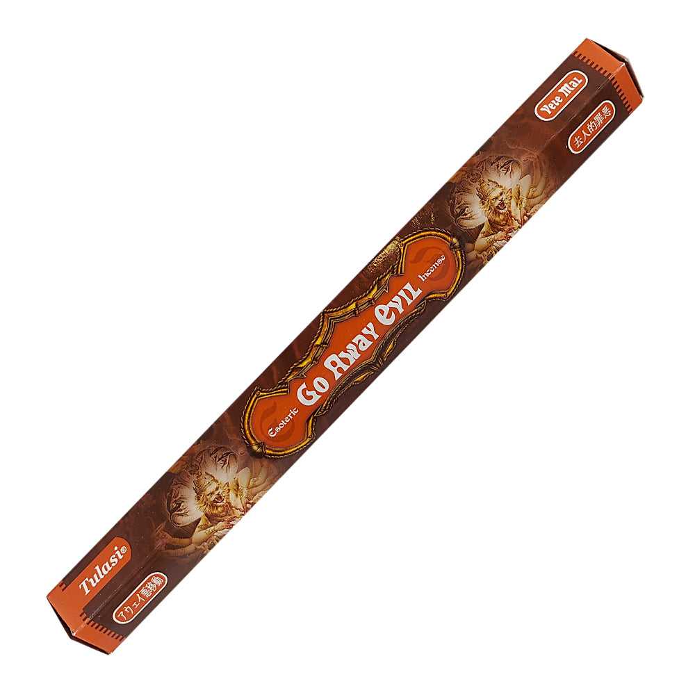 Incense Tulasi Go Away Evil Incense Sticks 2628 1 $ Shop All The Witches Sage LLC Stew's Incense