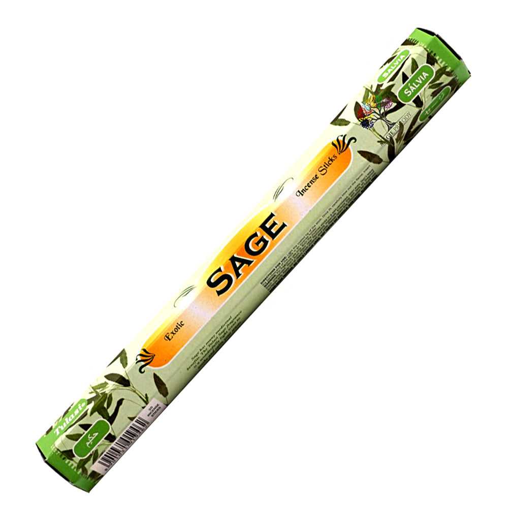 Incense Tulasi Sage Incense Sticks TU124B 1 $ Shop All The Witches Sage LLC Stew's Incense