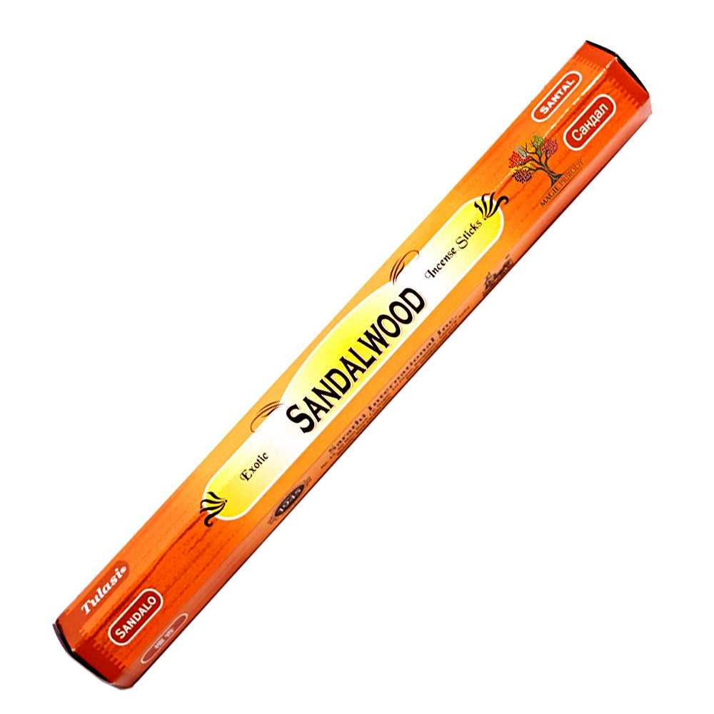 Incense Tulasi Sandalwood Incense Sticks TU125B-A 1 $ Shop All The Witches Sage LLC Stew's Incense