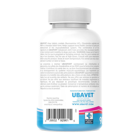 Animal Health UBAVET UBASPORT Advanced Joint Care Tablets for Dogs & Cats UVUS961 48 $ Pet Lovers Store American Pet Supplies Stew's Incense