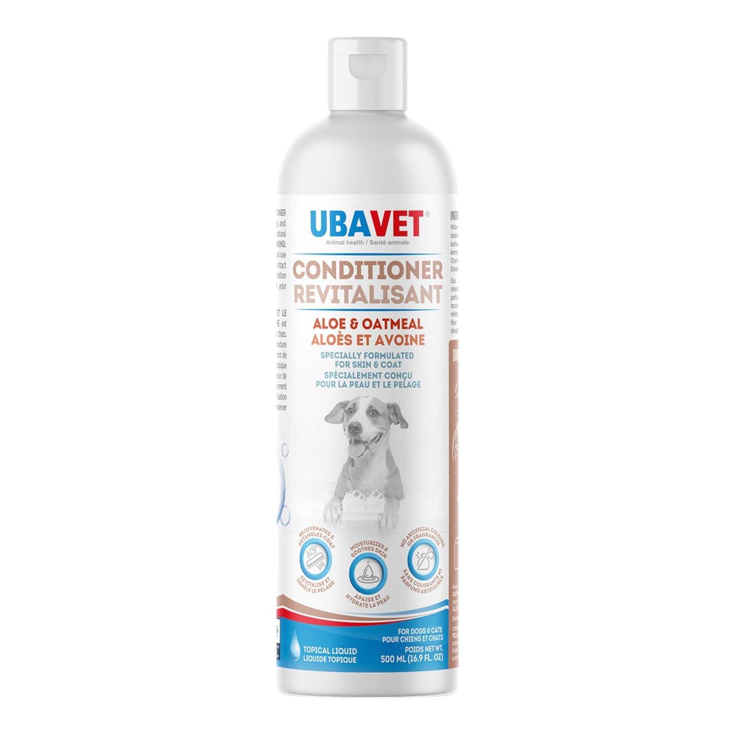 Grooming Supplies UBAVET Aloe & Oatmeal Conditioner for Dogs & Cats – Nourishing & Soothing Formula for Sensitive Skin – (16.9 fl oz / 500ml) UVUS3006 15 $ Pet Lovers Store American Pet Supplies Stew's Incense