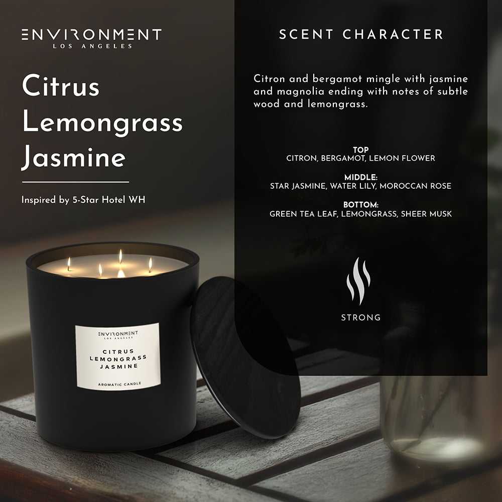 Environment - Candle (Hotel Aromatics) 55oz Citrus | Lemongrass | Jasmine Candle (Inspired by W Hotel®) EN-CAN55-WHOTEL 139 $ Candles Stone Candles Stew's Incense