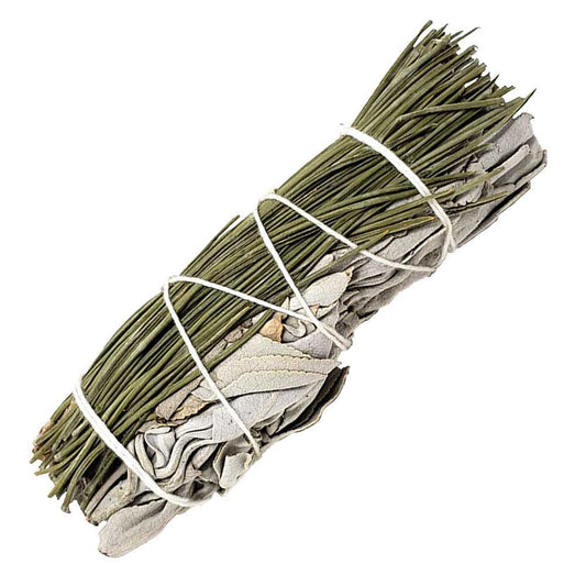 smudge sticks White Sage & Pine Smudge Stick 4" MS1-PI 3 $ Shop All The Witches Sage LLC Stew's Incense