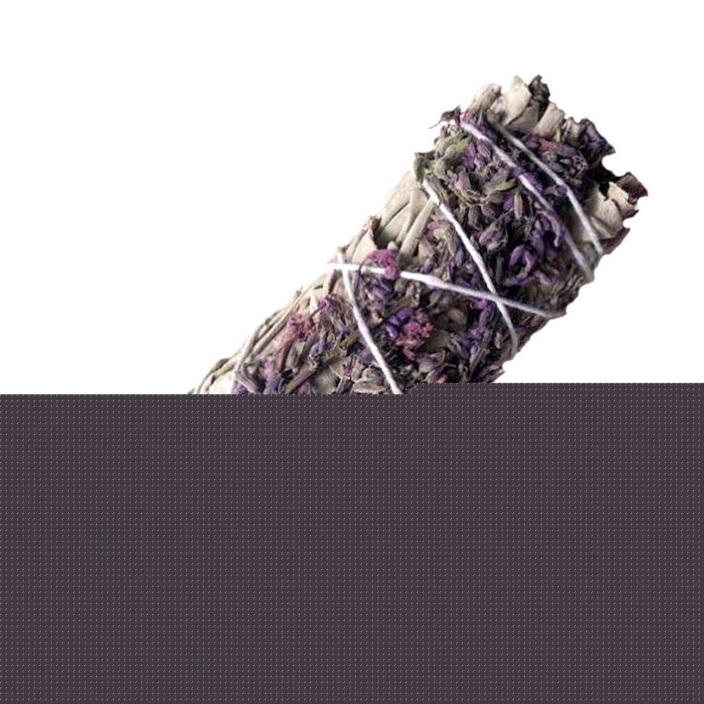 smudge sticks White Sage & Purple "Royal" Lavender Flower Smudge Stick WLVF (WLVF50PK) 4 $ Shop All The Witches Sage LLC Stew's Incense