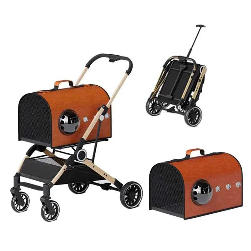4-wheel Animal Carrier Luxury Detachable Foldable Cat Capsule Cart Trolley Dog Pet Stroller 12000040821371113 262 $ Shop All Fashioned Furbabies Stew's Incense