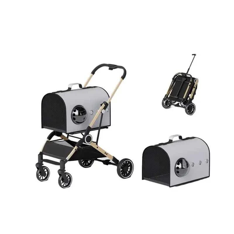 4-wheel Animal Carrier Luxury Detachable Foldable Cat Capsule Cart Trolley Dog Pet Stroller 12000040821371113 262 $ Shop All Fashioned Furbabies Stew's Incense