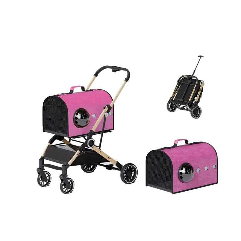 4-wheel Animal Carrier Luxury Detachable Foldable Cat Capsule Cart Trolley Dog Pet Stroller 12000040821371113 262 $ Shop All Fashioned Furbabies Stew's Incense
