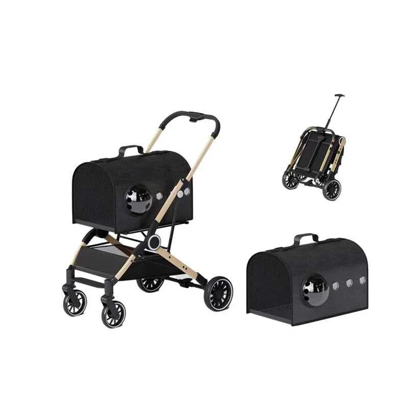 4-wheel Animal Carrier Luxury Detachable Foldable Cat Capsule Cart Trolley Dog Pet Stroller 12000040821371113 262 $ Shop All Fashioned Furbabies Stew's Incense