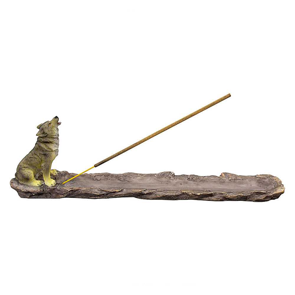 Incense Burner Wolf Call Incense Holder 89336 13 $ Shop All The Witches Sage LLC Stew's Incense