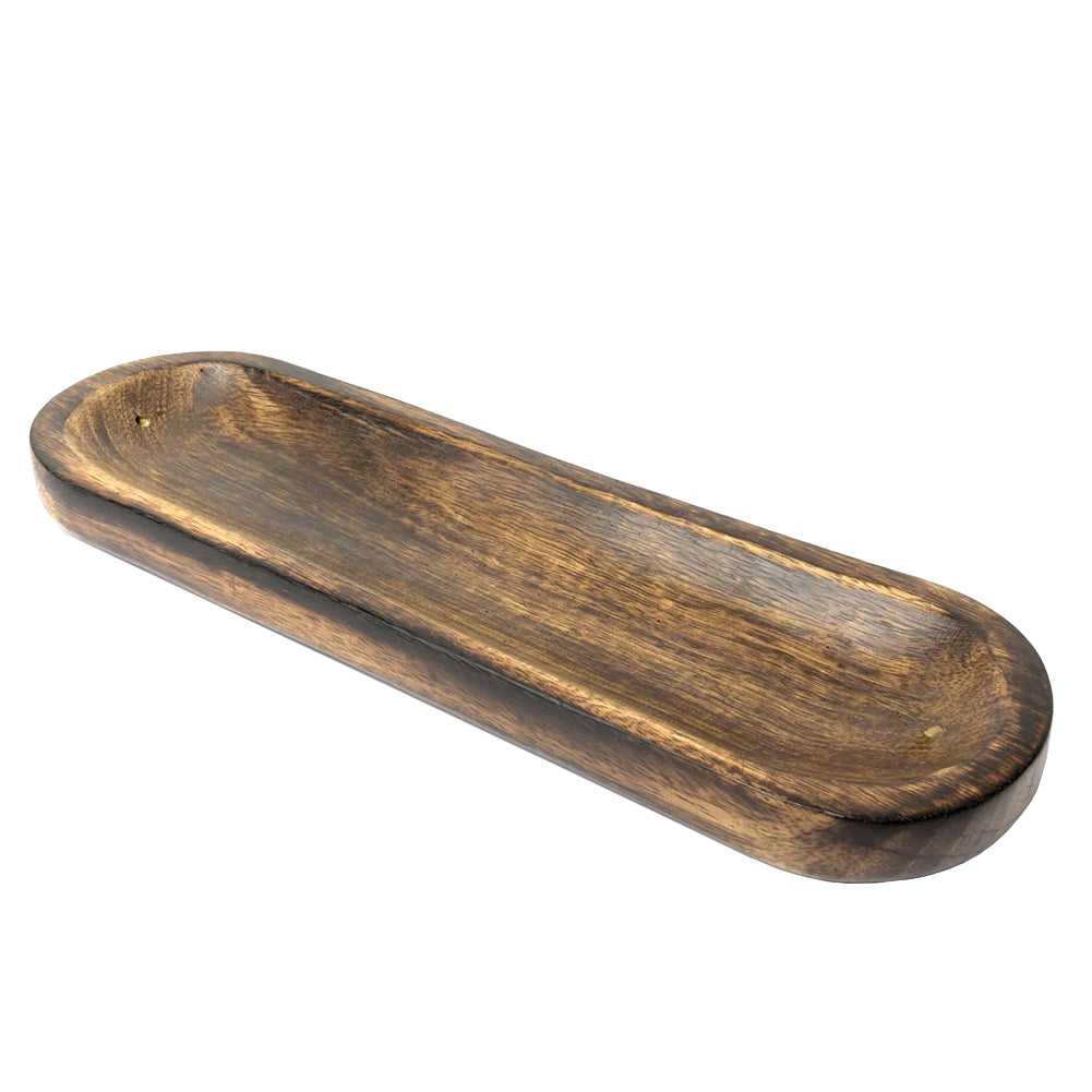Incense Holder Wooden Boat Double Incense Stick Burner ER14 12 $ Shop All The Witches Sage LLC Stew's Incense