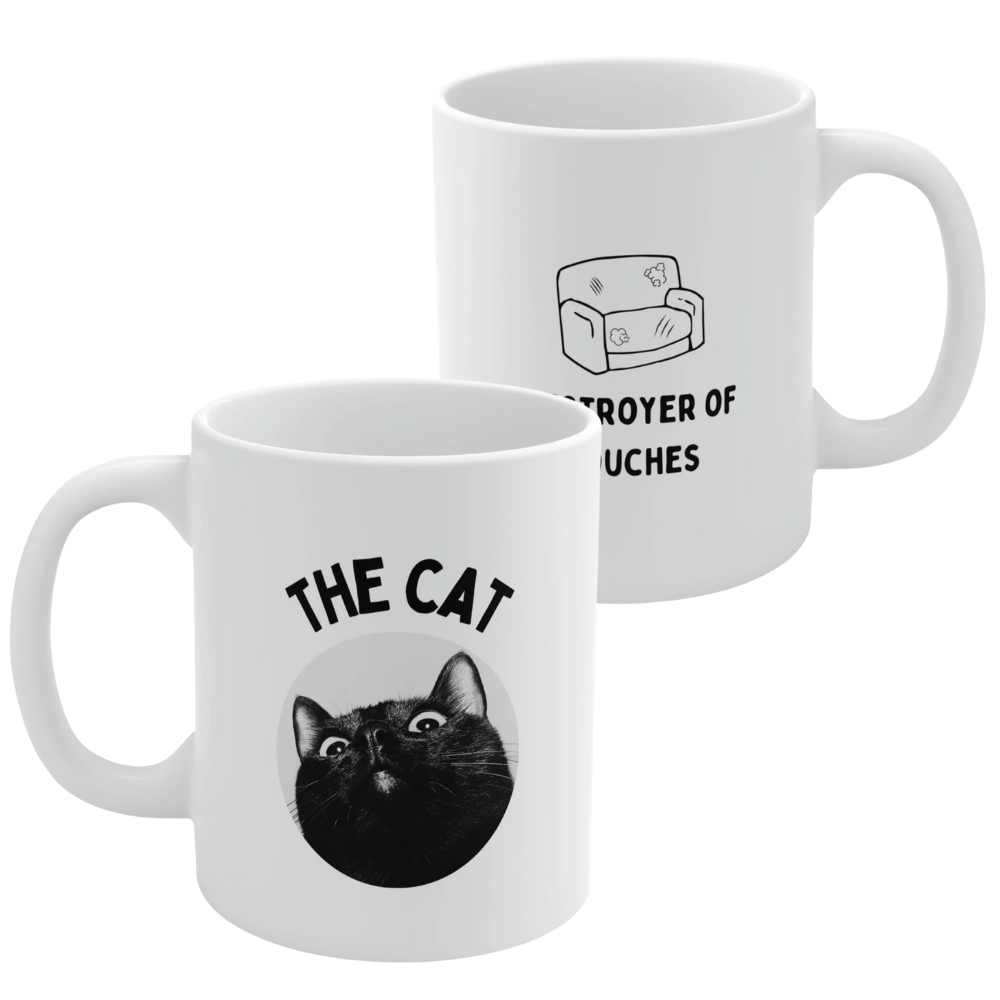 Mug The Cat Destroyer Of Couches Coffee Tea Mug 13919160163218798491 24 $ Shop All Onetify Stew's Incense