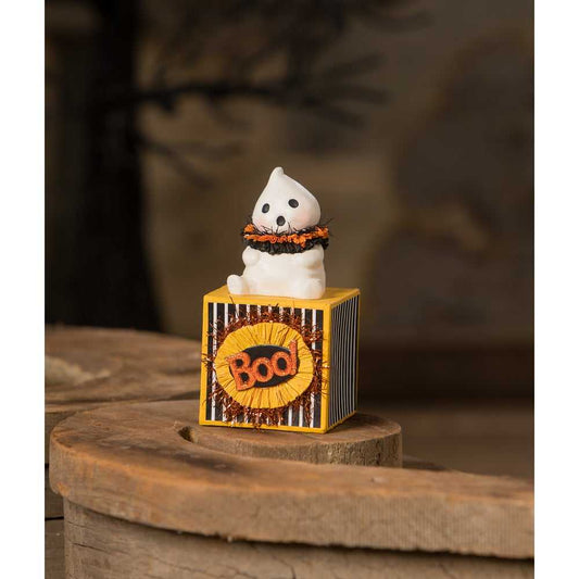 Figurines Boo on Block by Bethany Lowe Designs MA3076 27 $ Shop All Quirks! Stew's Incense