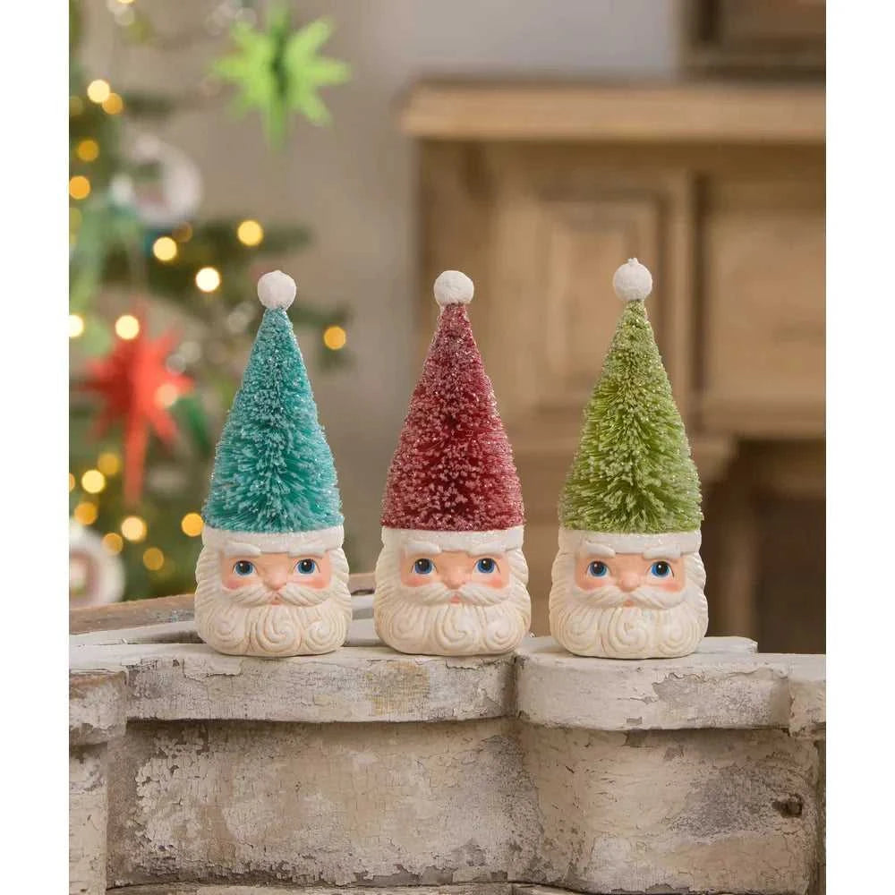 Ornament Bottle Brush Santa Blue Ornament by Bethany Lowe Designs TL2369 22 $ Shop All Quirks! Stew's Incense