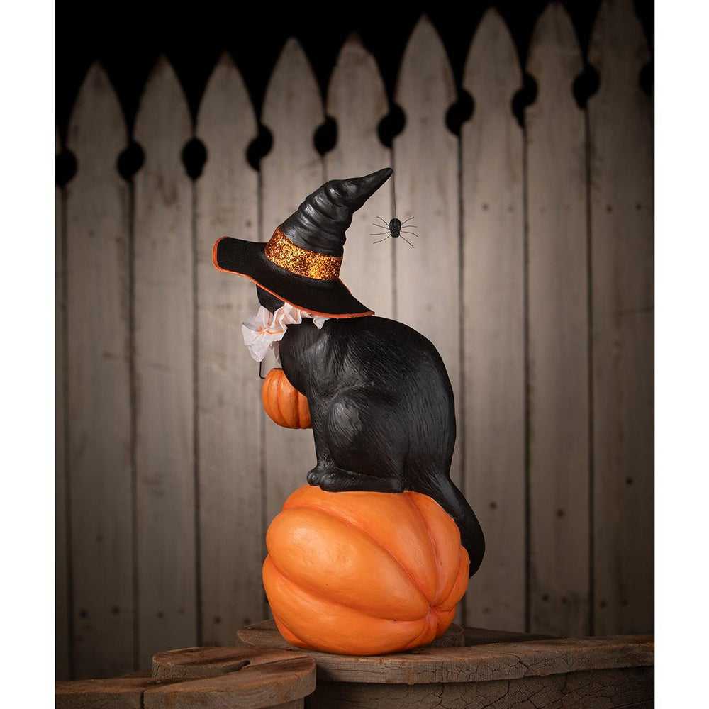 Figurines Cat Witch on Pumpkin by Bethany Lowe Designs TD4155 219 $ Shop All Quirks! Stew's Incense