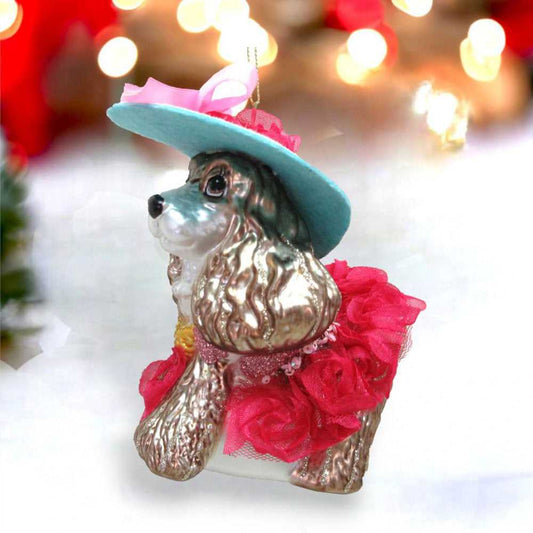 Holiday Ornaments Cocker Spaniel w/Hat Ornament by December Diamonds 79-81748 19 $ Christmas Quirks! Stew's Incense