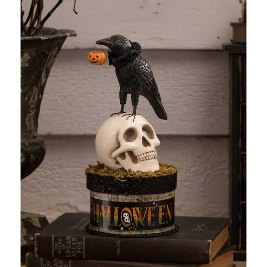 Figurines Crow and Skull on Box by Bethany Lowe Designs TL3356 76 $ Shop All Quirks! Stew's Incense