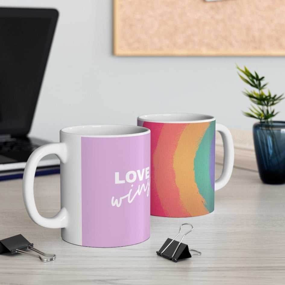 Mug Rainbow Love Wins Mug 11oz 2785244152 24 $ Mugs Onetify Stew's Incense