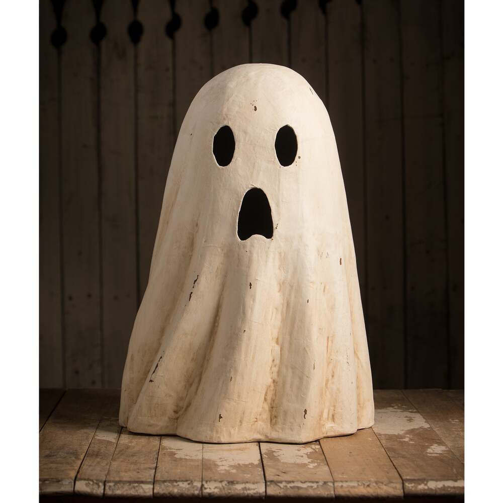 Halloween, Seasonal Decor Ghost Luminary Large Paper Mache by Bethany Lowe Designs - LAST CHANCE! TJ8651 229 $ Quirks! Stew's Incense