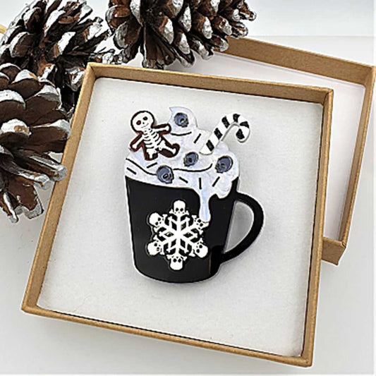 Brooches Gingerdead Latte Brooch by Cherryloco CL54 39 $ Shop All Quirks! Stew's Incense