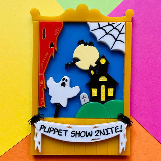 Brooches Creepy Funfair Collection - Scary Puppet Show Acrylic Brooch by Makokot Design 1303861109 44 $ Shop All Quirks! Stew's Incense