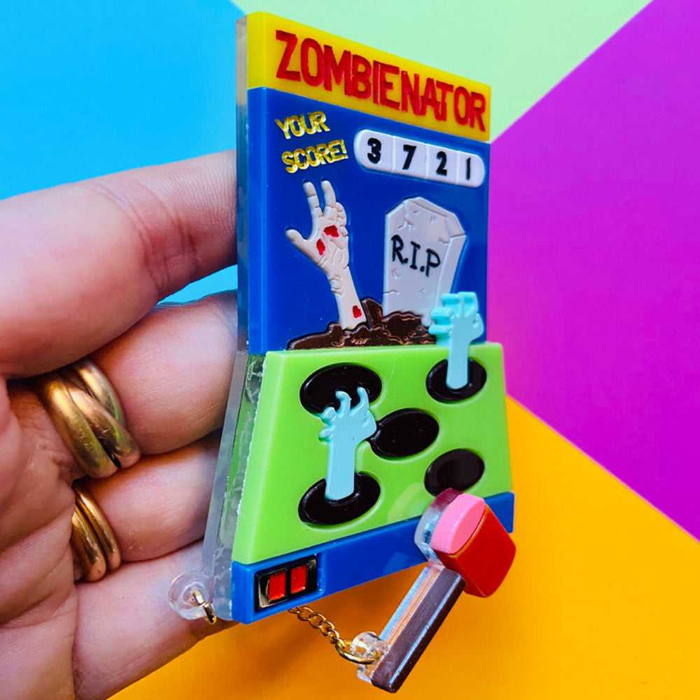 Brooches Creepy Funfair Collection - Zombienator Acrylic Brooch by Makokot Design 1289824376 44 $ Quirks! Stew's Incense