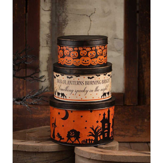 Halloween Figurine Halloween Vintage Tins Set/3 by Bethany Lowe Designs TF4245 74 $ Shop All Quirks! Stew's Incense
