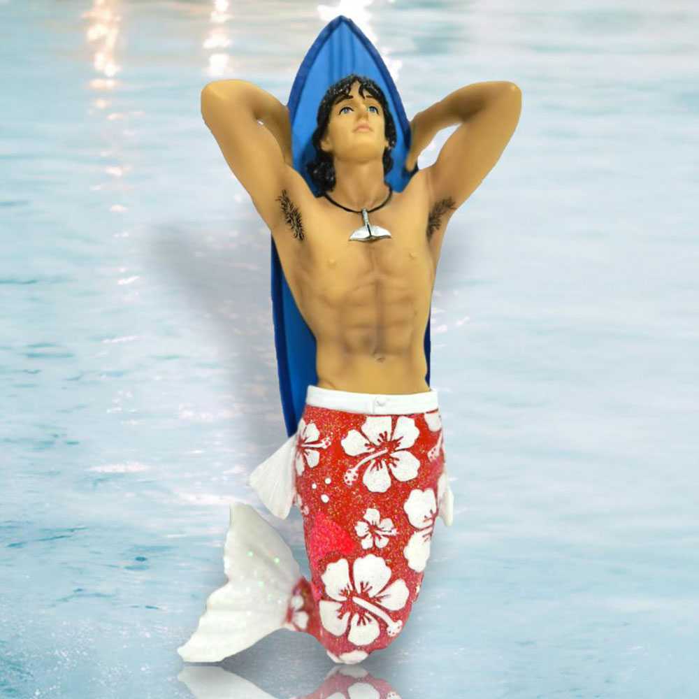 December Diamonds Christmas, Seasonal Decor Merman Hung 10 by December Diamonds 55-55159 39 $ Merman Quirks! Stew's Incense