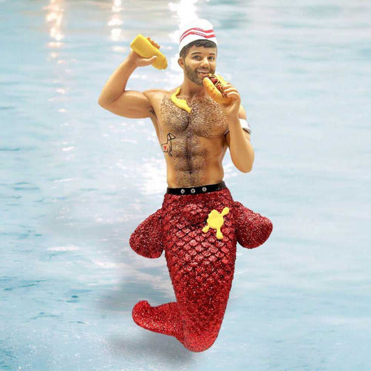 Mermen Collectible Ornaments by December Diamonds Messy Weiner Merman Collectible *NEW FOR 2025* 55-55475 39 $ Quirks! Stew's Incense