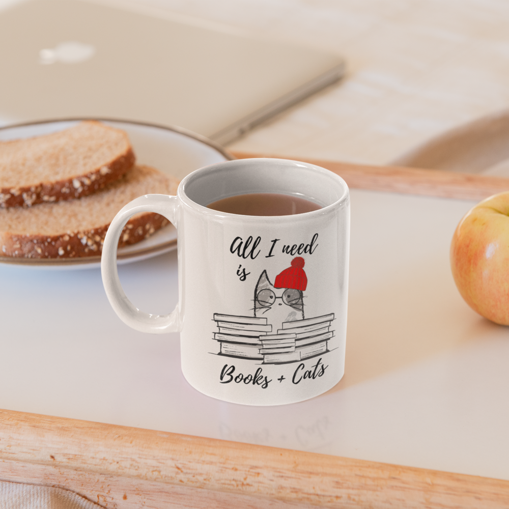 Mug Book Lovers Mug, All I Need is Books & Cats Mug 30977769952639873528 24 $ Mugs Onetify Stew's Incense