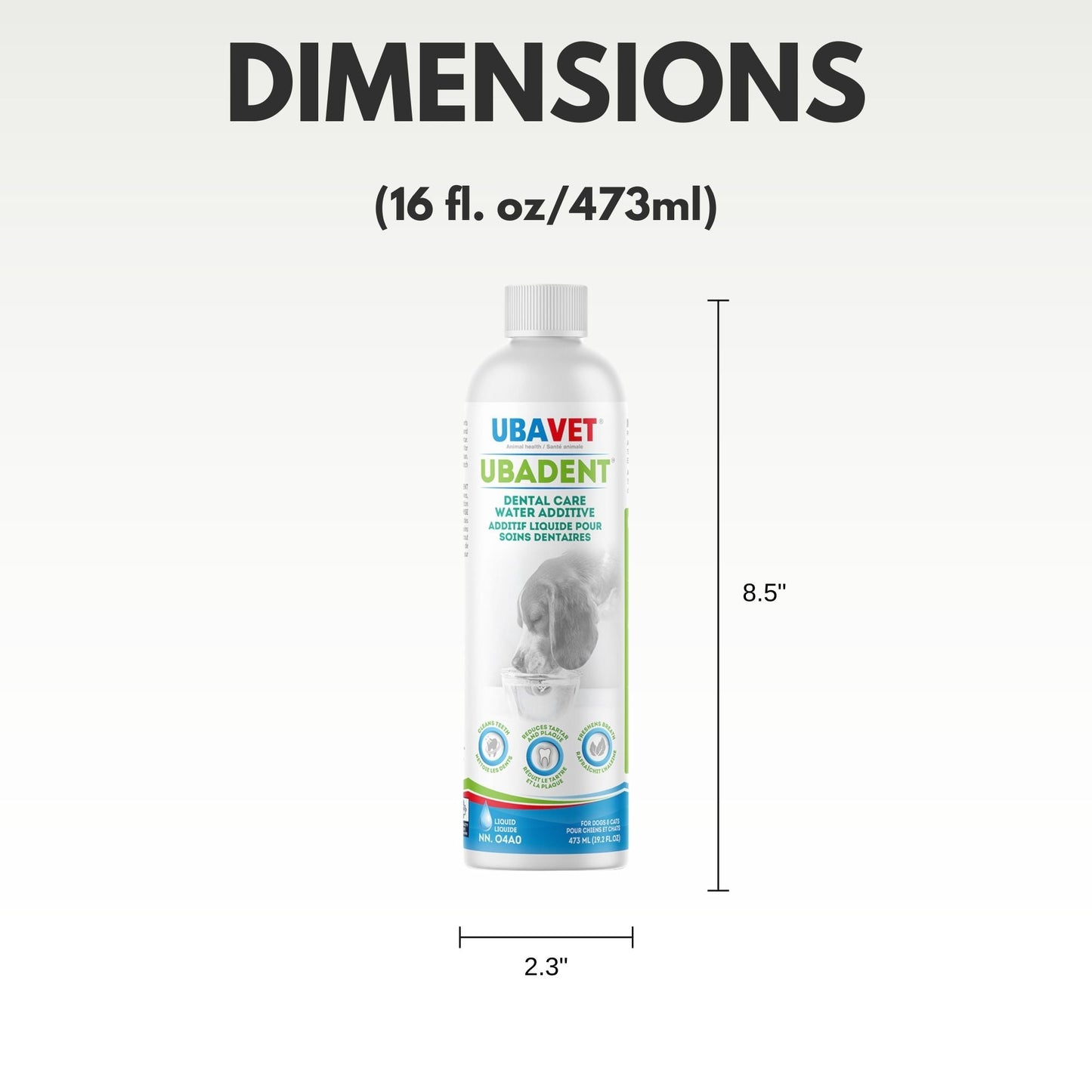 Animal Health UBAVET Ubadent Dental Water Additive for Dogs & Cats – (16 fl oz / 473ml) UVUS29894 16 $ Pet Lovers Store American Pet Supplies Stew's Incense