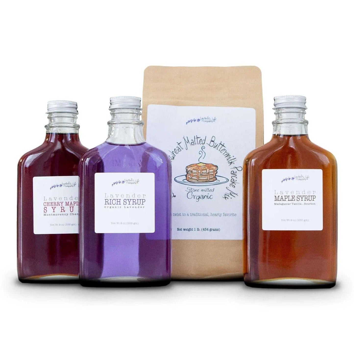 Breakfast Gift Set Organic Malted Buckwheat/Buttermilk Pancakes with Syrup Trio Gift Set pancake/gift set 73 $ Lavender Life Company Stew's Incense
