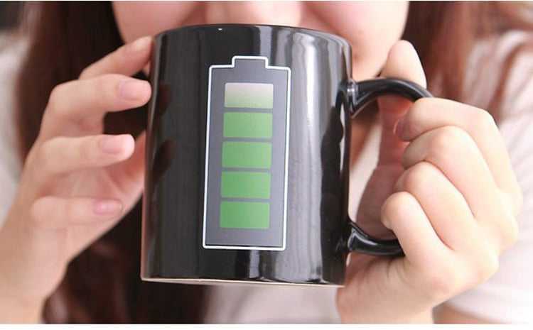 Mug Magical Heat Sensitive Color Changing Battery Meter Coffee Mug CCMLC1021A1 28 $ Mugs Onetify Stew's Incense