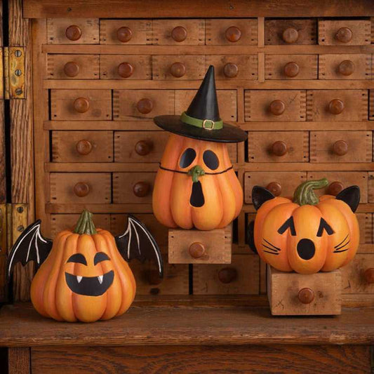 Figurines Pumpkin Bat Luminary by Bethany Lowe Designs TF4249 39 $ Shop All Quirks! Stew's Incense