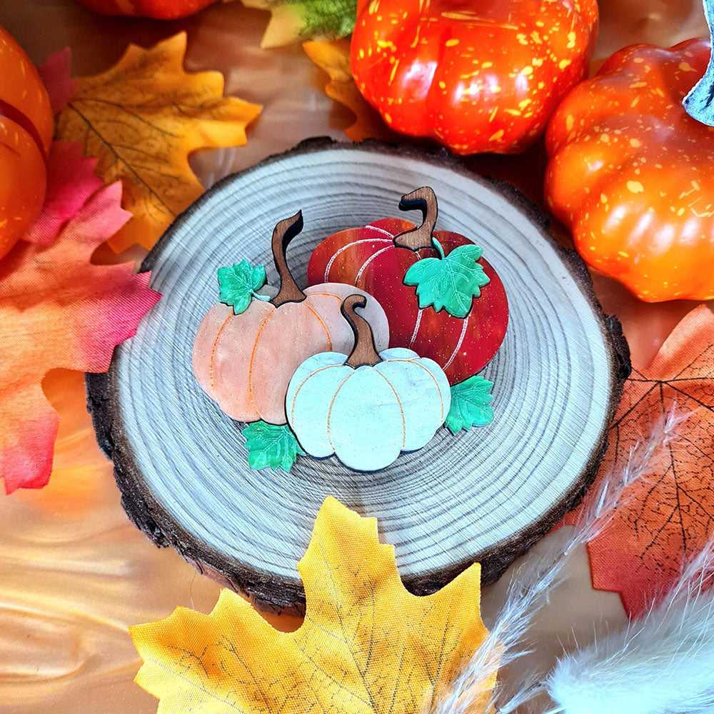 Brooches Pumpkin Patch Brooch by Cherryloco 14409-B 42 $ Shop All Quirks! Stew's Incense