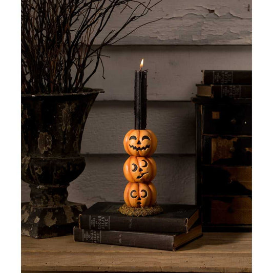 Seasonal Decor, Halloween Pumpkin Stack Candlestick by Bethany Lowe Designs TD3132 32 $ Shop All Quirks! Stew's Incense
