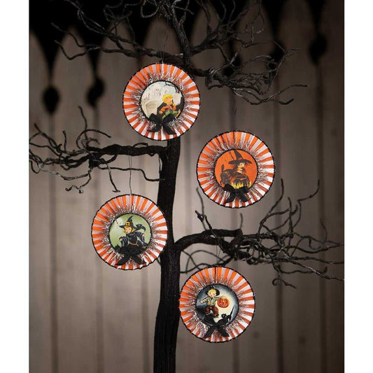 Holiday Ornaments Retro Halloween Rosettes Set/4 by Bethany Lowe Designs TL4358 29 $ Shop All Quirks! Stew's Incense