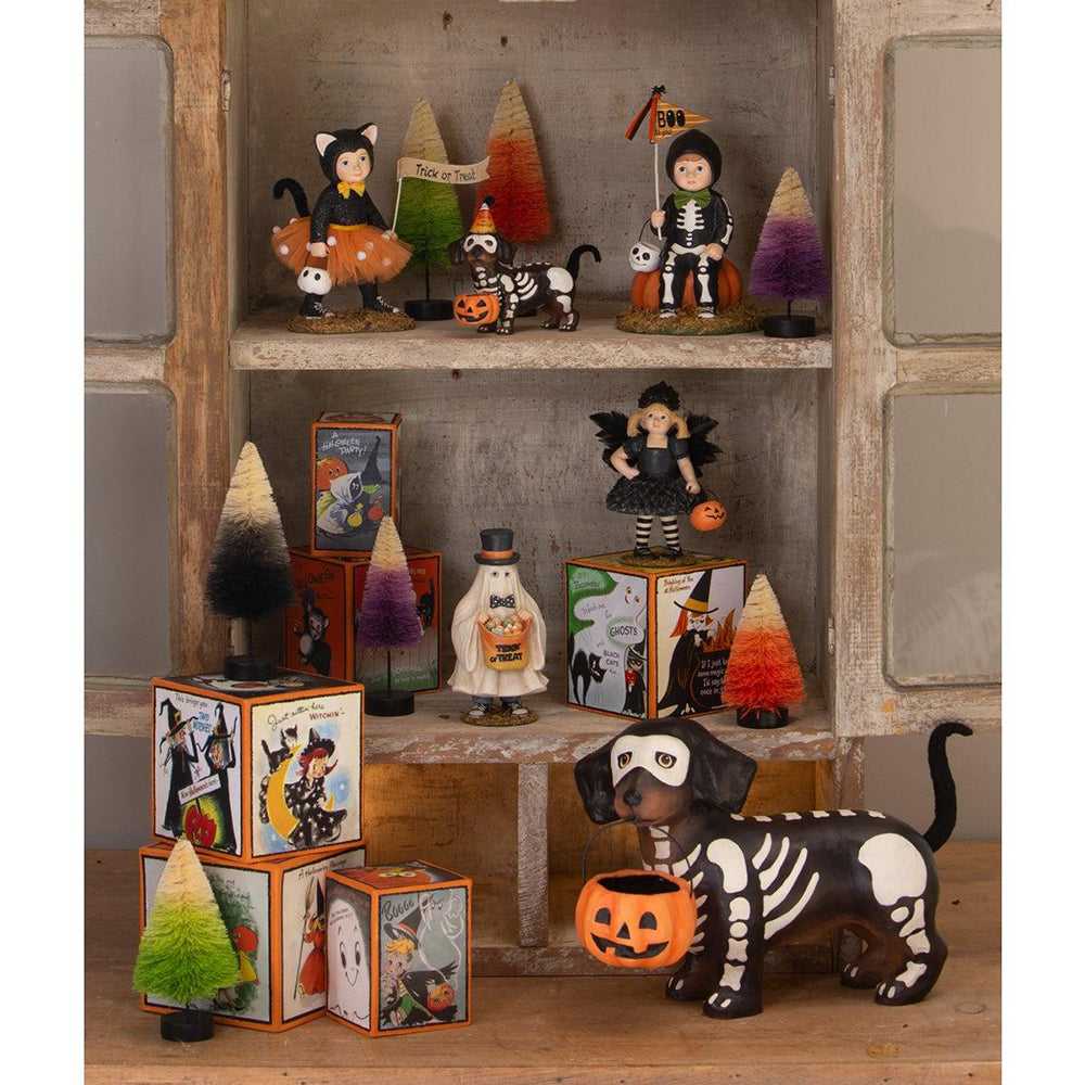 Figurines Retro Hallowen Stacking Blocks by Bethany Lowe Designs TL4356 69 $ Shop All Quirks! Stew's Incense