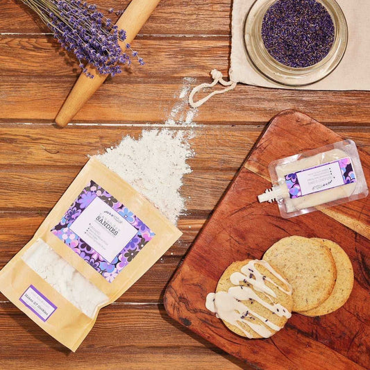 Cookie Mixes Sandies - A Lavender Shortbread Cookie Kit cookie-kit Lav 35 $ Lavender Life Company Stew's Incense