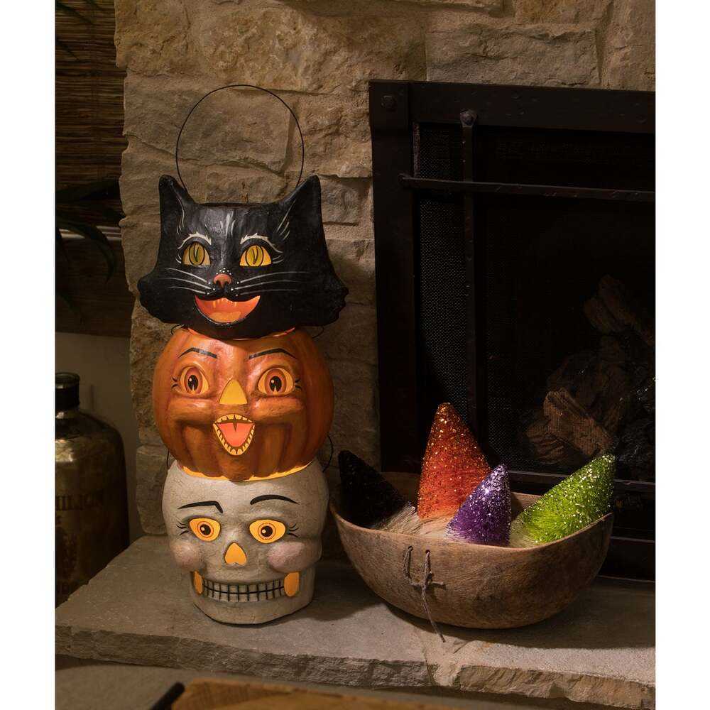 Figurines Spunky Pumpkin Bucket Paper Mache by Bethany Lowe Designs TJ2314 99 $ Shop All Quirks! Stew's Incense