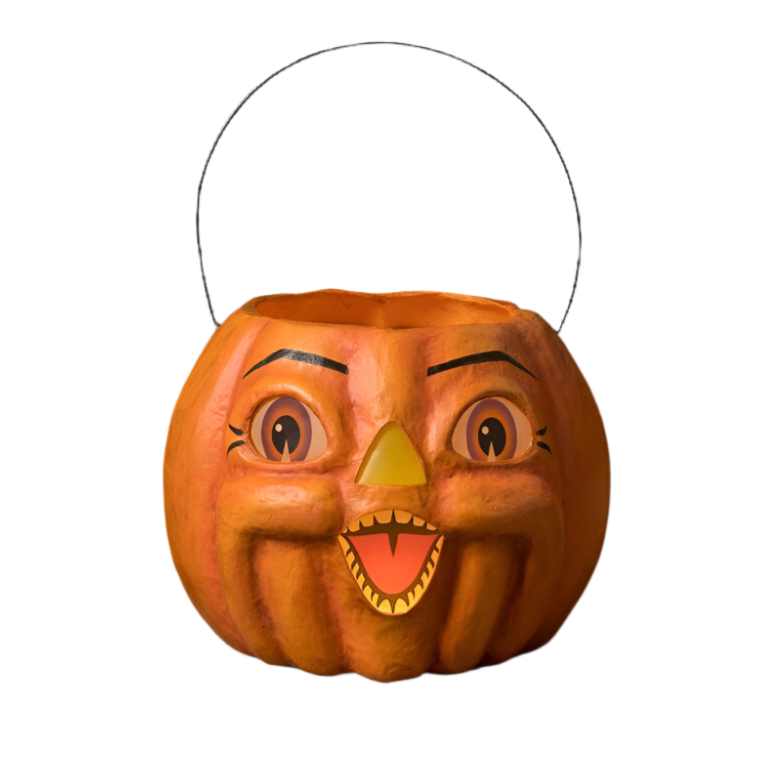 Figurines Spunky Pumpkin Bucket Paper Mache by Bethany Lowe Designs TJ2314 99 $ Shop All Quirks! Stew's Incense