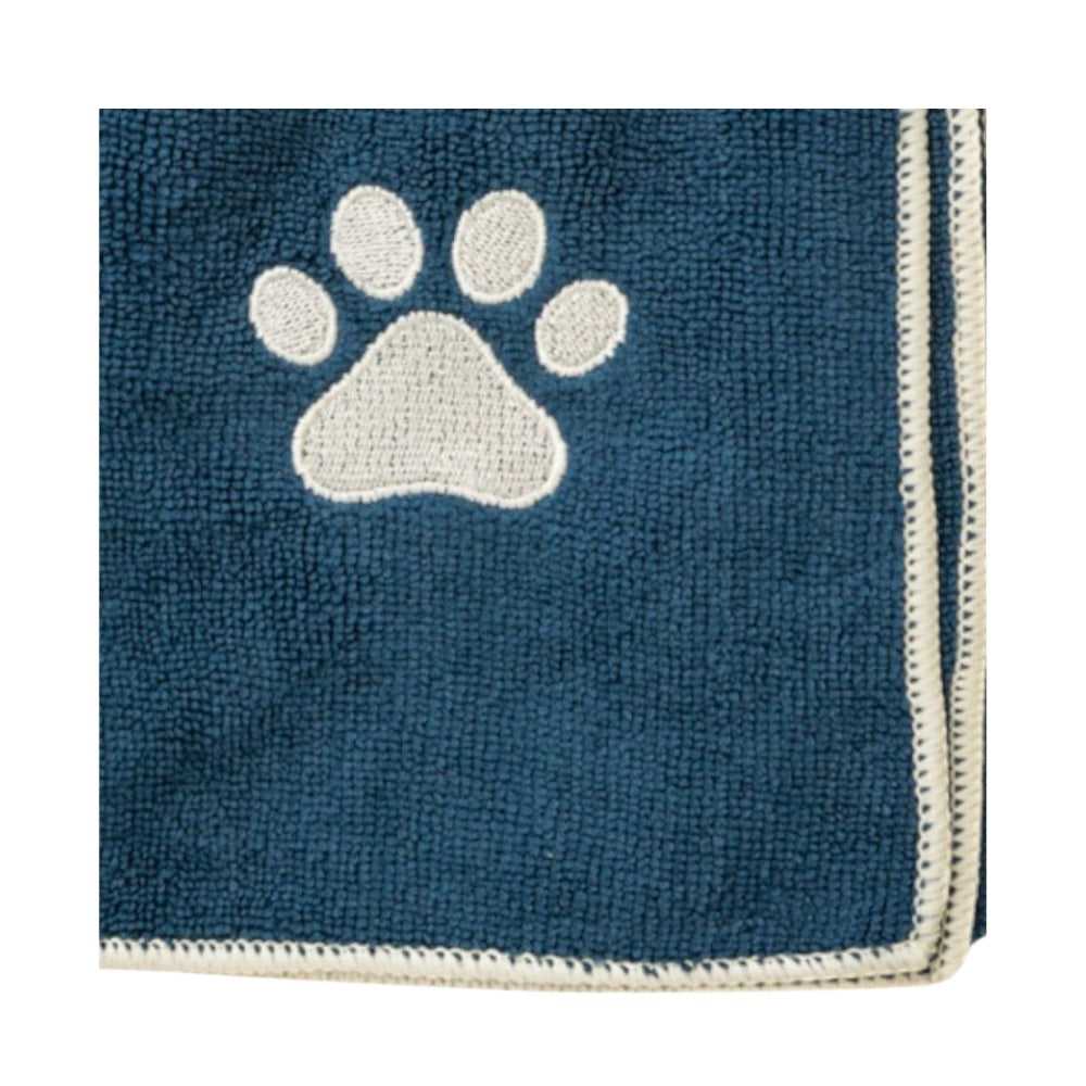Towels Country Living Large Marine Blue Microfiber Dog Bath Towel with Embroidered Paw Print CL-1005 14 $ Pet Lovers Store American Pet Supplies Stew's Incense