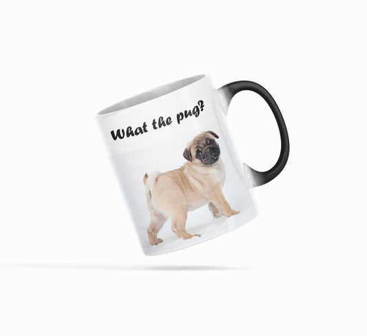 Mug What The Pug Adorable Pug Heat Sensitive Color Changing Coffee Mug CCMLC1010J2 24 $ Mugs Onetify Stew's Incense