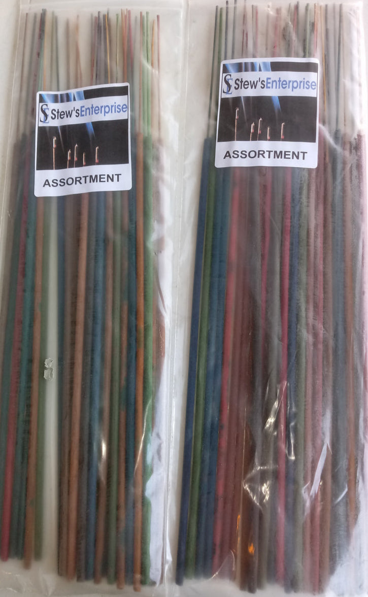 Assorted 16 Inch Jumbo Incense Sticks -- 30 Sticks