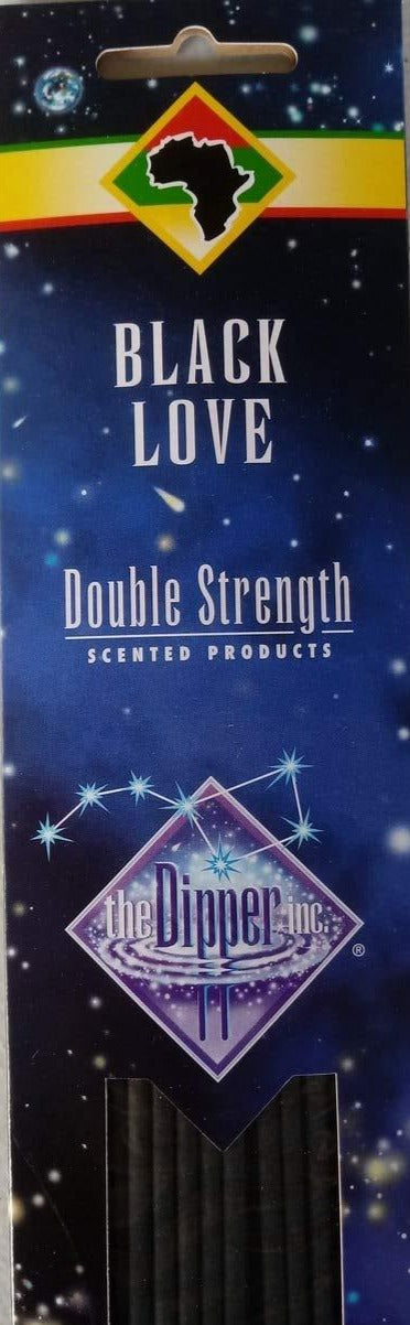 The Dipper Black Love 11 Inch Incense Sticks - 20 Sticks