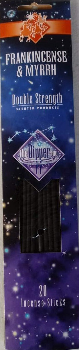 The Dipper Frankincense and Myrrh 11 Inch Incense Sticks - 20 Sticks