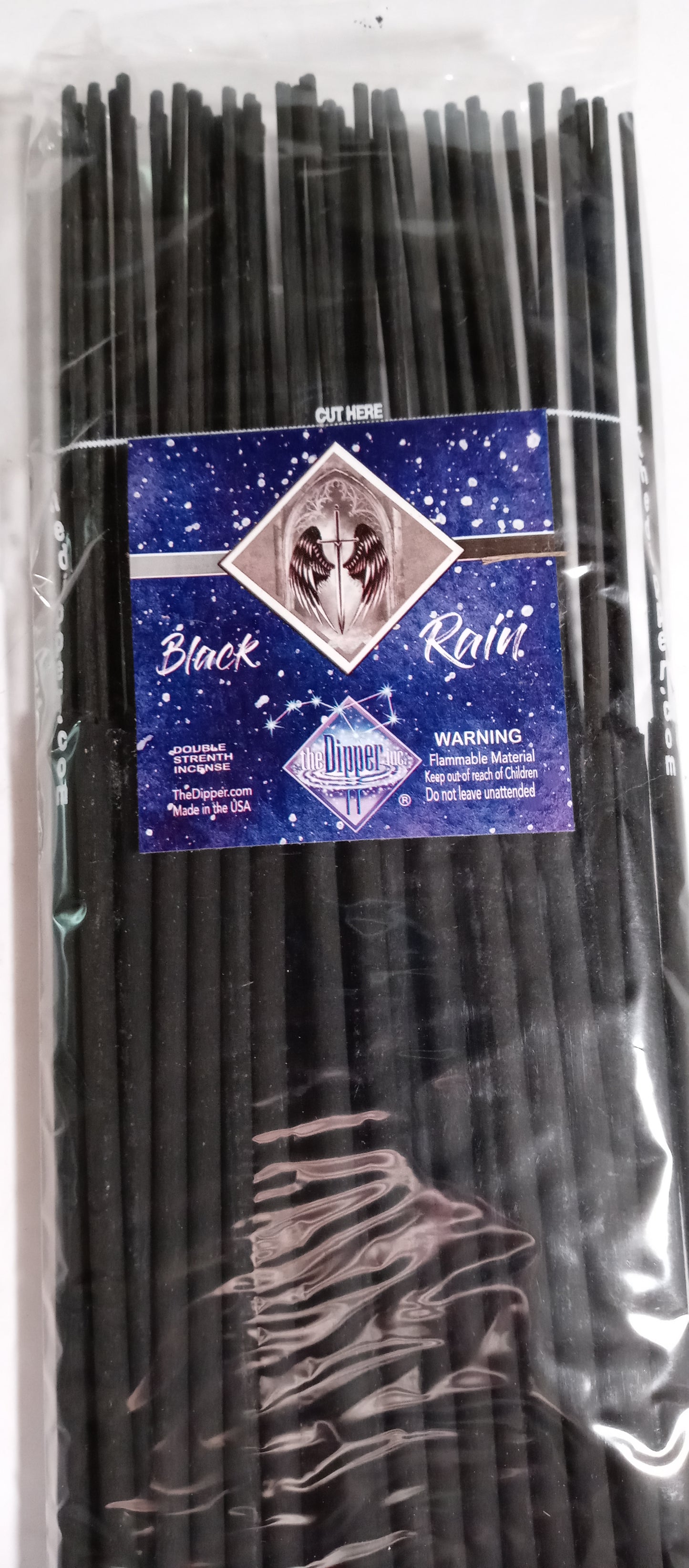 The Dipper Black Rain 19 Inch Jumbo Incense Sticks - 50 Sticks