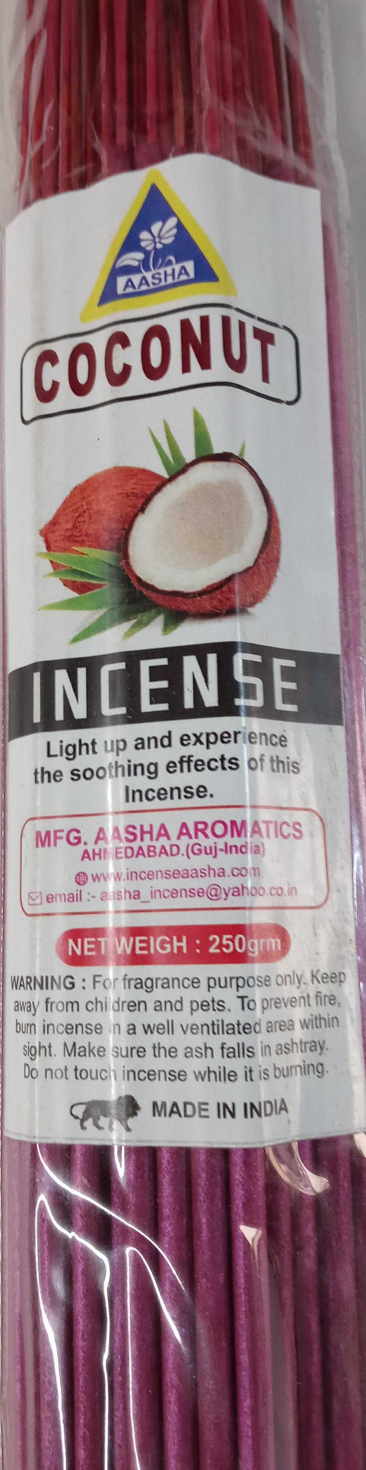 Coconut Incense Sticks | Aasha Incense Sticks | Stew's Incense