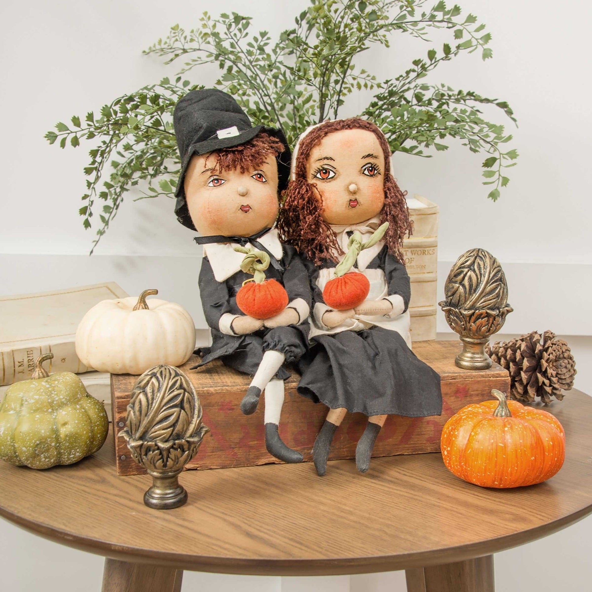 Seasonal Decor, Halloween Eve Pilgrim Gathered Traditions Art Doll FGS71653 49 $ Quirks! Stew's Incense