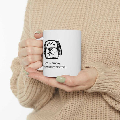 Mug Life Is Better With A Dog Novelty Mug 14666872245754040215 24 $ Mugs Onetify Stew's Incense